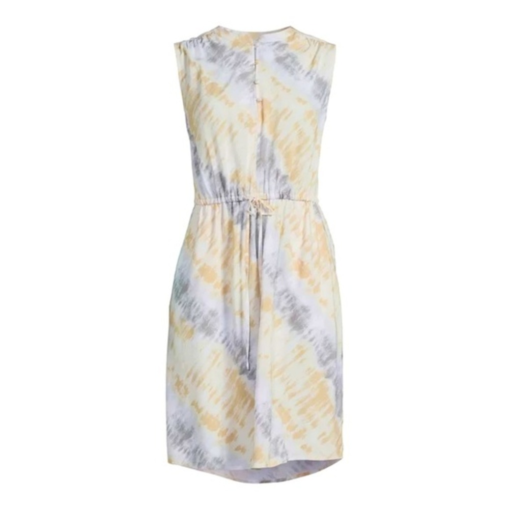 Tie Dye Sleeveless Split Neck Tank Dress from Time and Tru Size L NWT